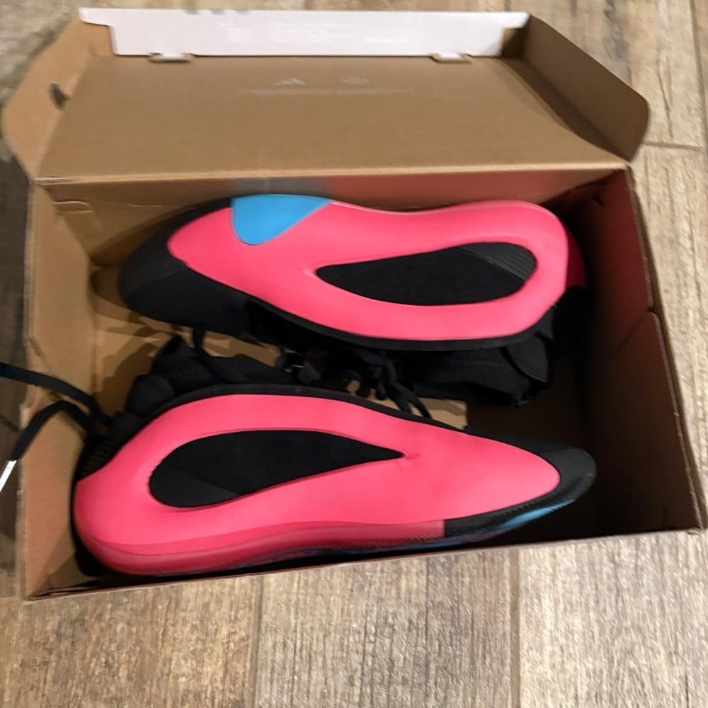 adidas Vibrant Pink and Black Sneakers